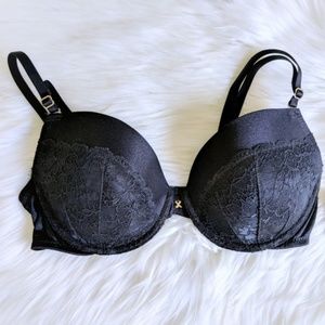 Pushup bra with removable padding